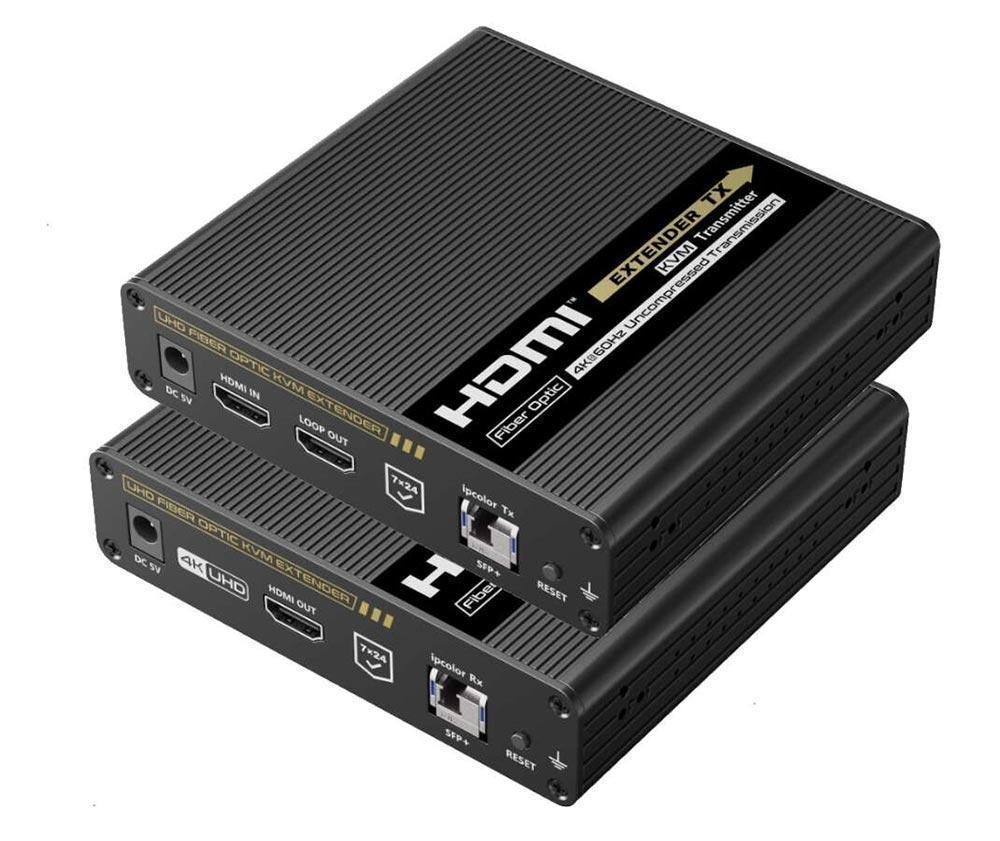 اکستندر HDMI فیبر نوری LENKENG LKV993KVM HDMI Extender