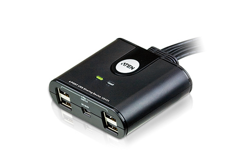 4 سیستم را قادر می سازد تا 4 دستگاه USB (یک صفحه کلید، یک ماوس و حداکثر دو دستگاه جانبی) را به اشتراک بگذارند