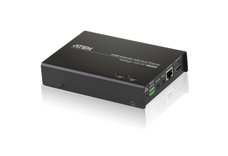 گیرنده VE812R HDMI Over Single Cat 5 از فناوری HDBaseT پشتیبانی می کند که از یک کابل Cat 5e برای گسترش سیگنال ها تا 100 متر استفاده می کند. VE812R نه تنها از HDMI (3D و رنگ های عمیق) بلکه از Ultra HD (4k) نیز پشتیبانی می کند