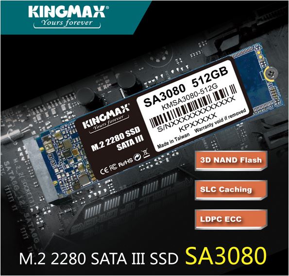 حافظه SSD اینترنال کینگ مکس مدل Kingmax SA3080 ظرفیت 512 گیگابایت