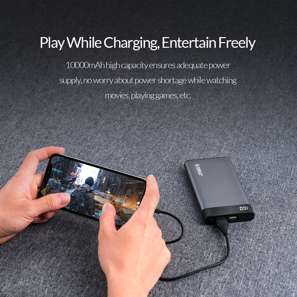 play while charging entertain freely