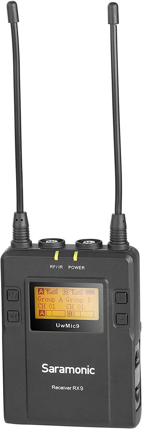 استفاده از UwMic9 RX9 بسیار ساده است و از طیف UHF استفاده می‌کند که به شما کمک می‌کند از تداخل جلوگیری کنید، و محدوده 514-596 مگاهرتز آن تحت تأثیر ممنوعیت فرکانس‌های 600 مگاهرتز FCC قرار نمی‌گیرد