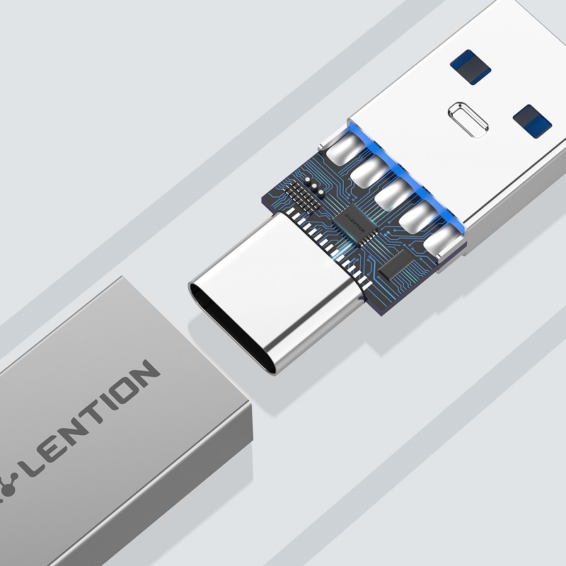 مبدل USB-A به USB-C لنشن H3