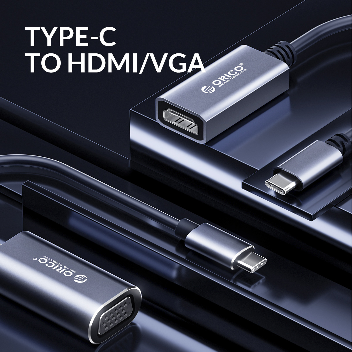 تبدیل Type-C به HDMI اوریکو مدل ORICO CTH-GY-BP