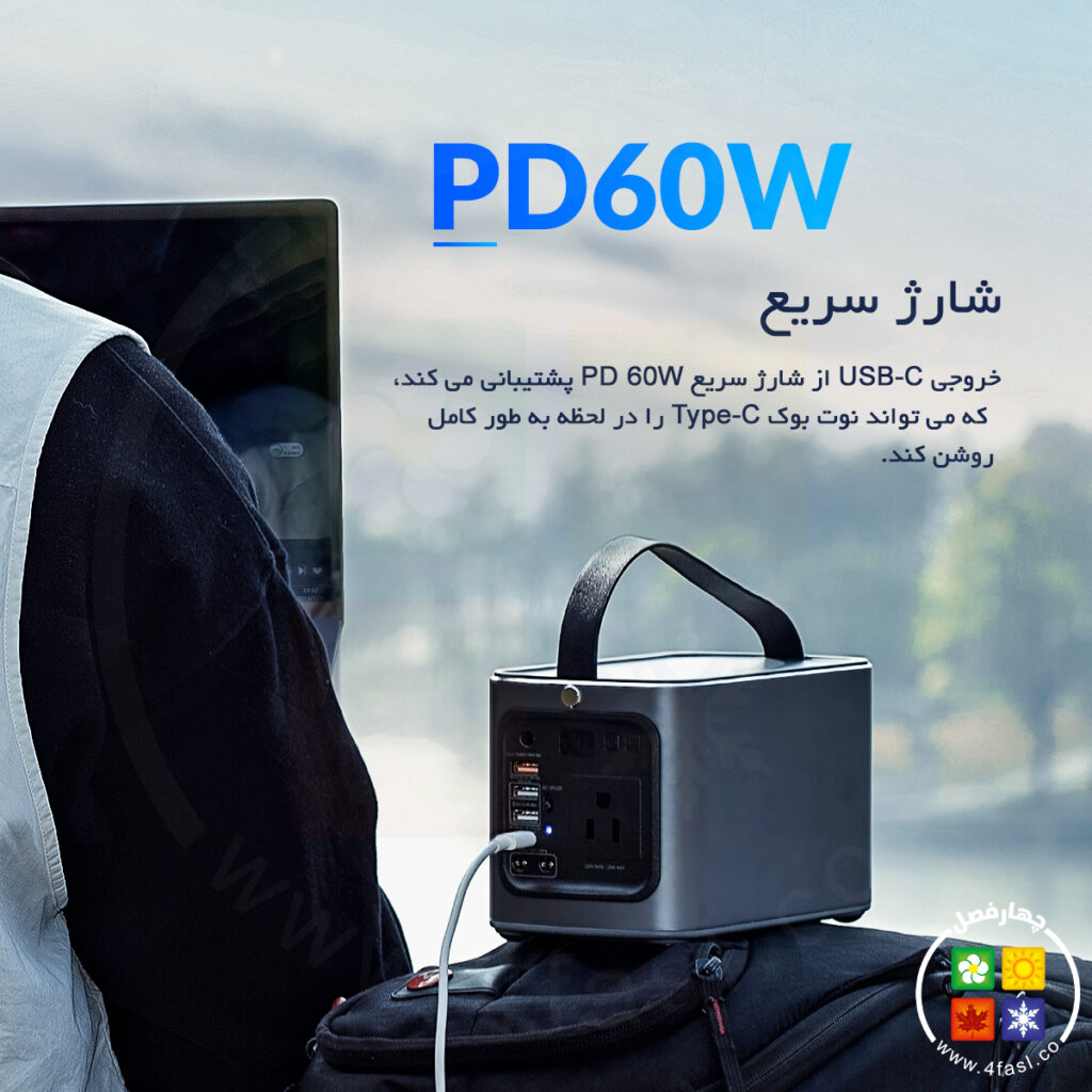پشتیبانی از PD60W