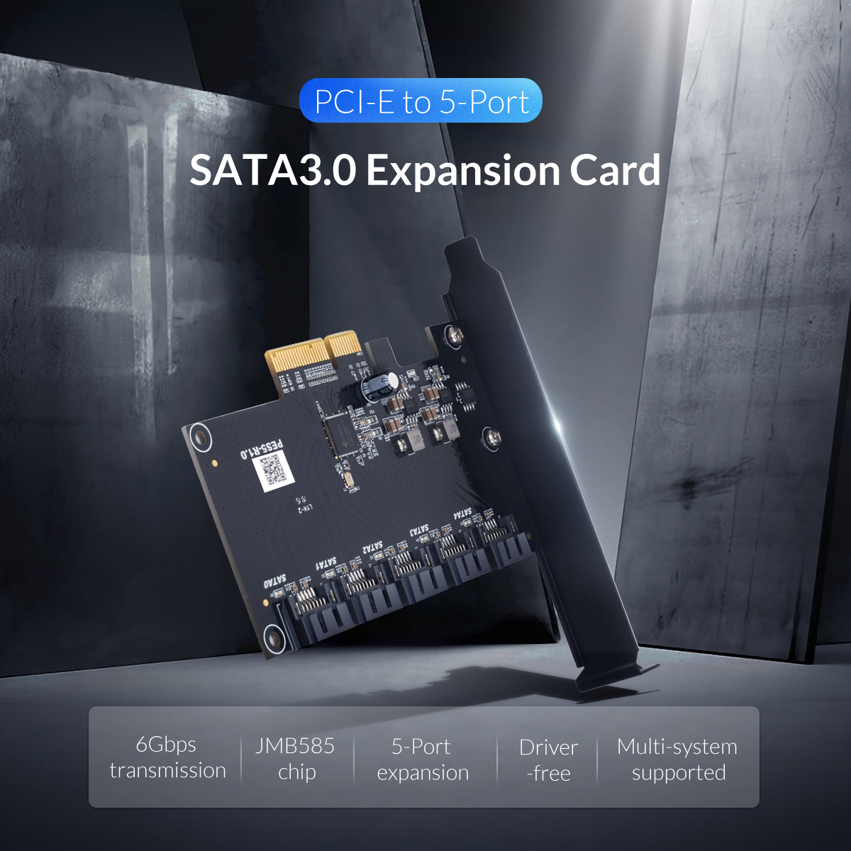 کارت توسعه PCI-E به 5Port SATA3.0 اوریکو مدل ORICO PES5