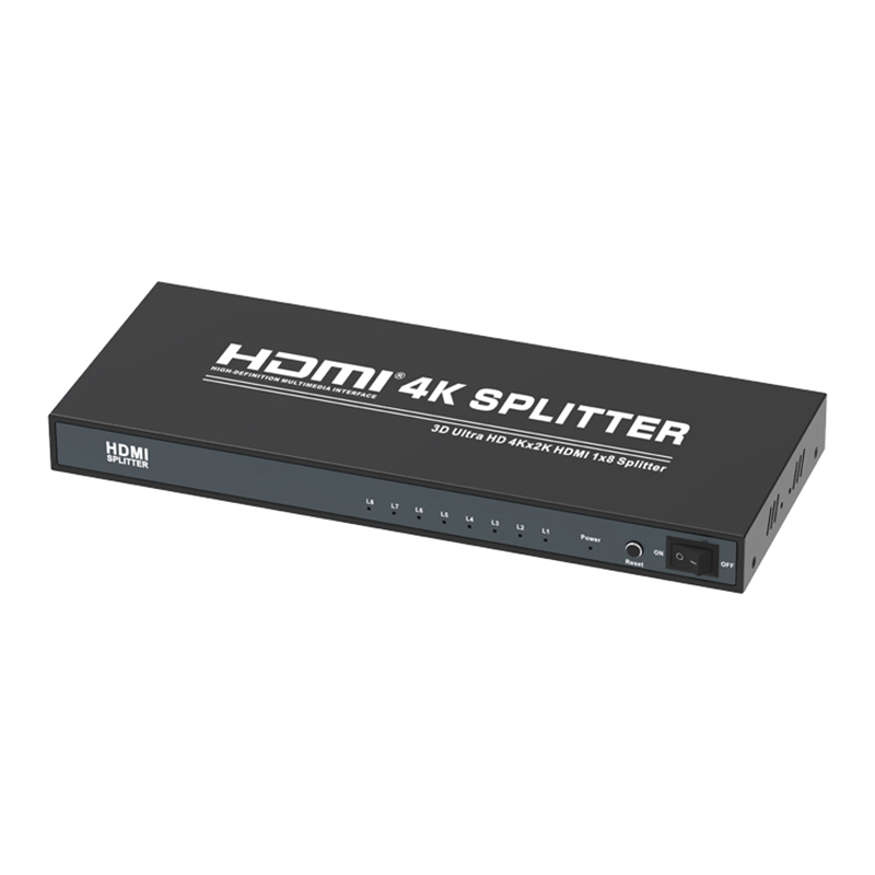 اسپلیتر 8 پورت HDMI 1.4v 4K/30Hz تی سی تی TCT TC-SP-18U